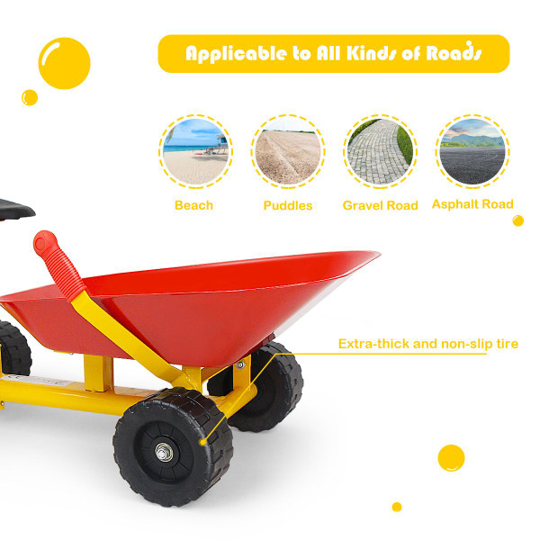 8" Heavy Duty Kids' Ride-on Sand Dumper product image