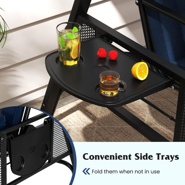 3-Seat Patio Swing with Adjustable Canopy product image 3-Seat Patio Swing with Adjustable Canopy product image