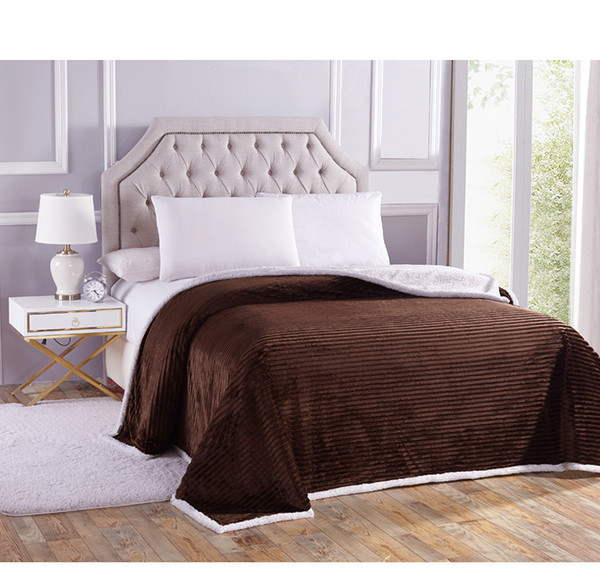 Sheradian Reversible Corduroy Sherpa Blanket  product image