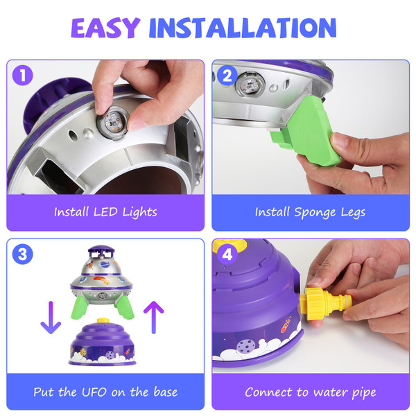 Kids' UFO Sprinkler with Adjustable Height product image Kids' UFO Sprinkler with Adjustable Height product image