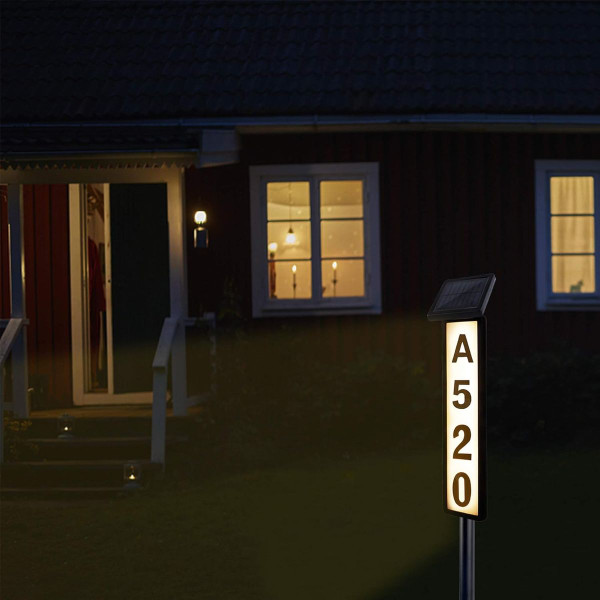 Solar Lighted House Address Sign product image