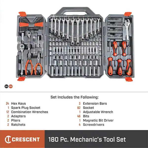 Crescent 180-Piece Professional Tool Set product image