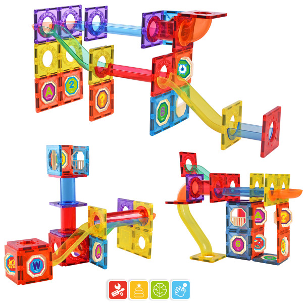 Kids' Magnetic Building Tile Set product image