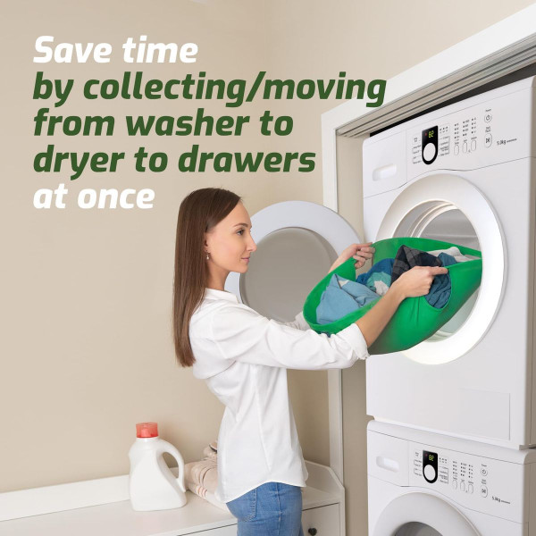 Collapsible Turtle Easy-Carry Laundry Hamper product image