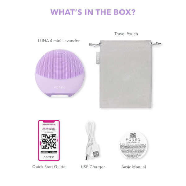 Foreo Luna 4 Mini Face Cleansing Brush and Face Massager  product image