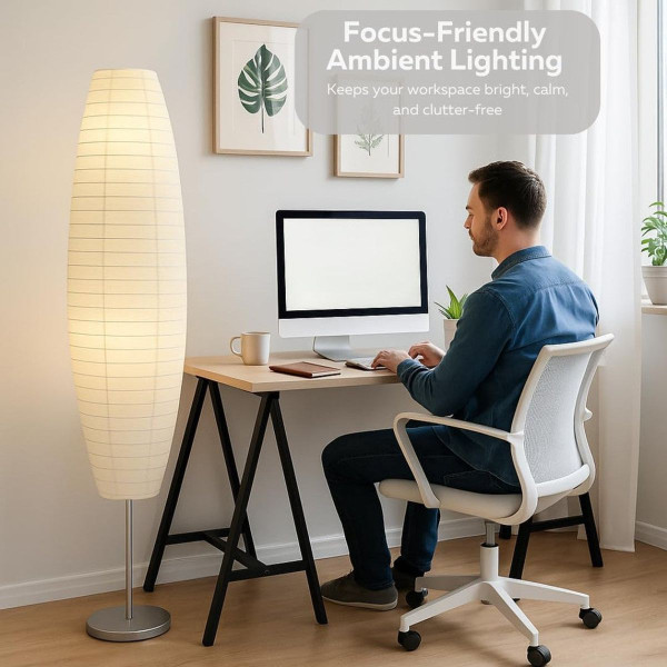 59" Diploma Paper Floor Lamp Set (Set of 2) product image