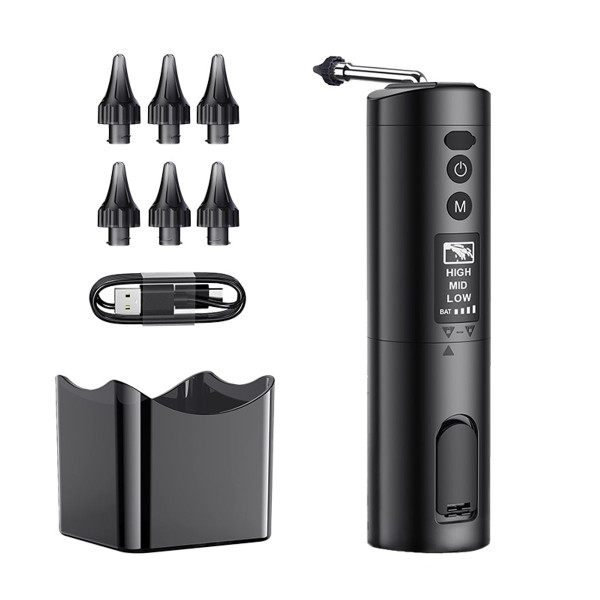 Ear Wax Removal Kit Waterproof Ear Cleaning Tool with 6 Reusable Replacement Tips Rechargeable Electric Ear Irrigation Flushing System product image