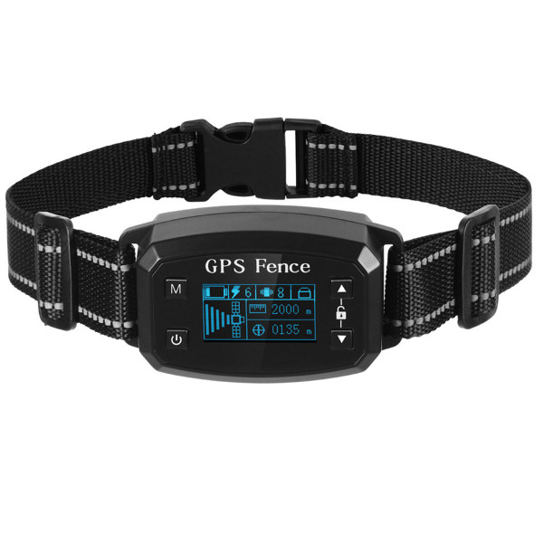 GPS Wireless Dog Fence,Boundary Containment System Safe Effective Beep Shock Dog Fence, Waterproof Training Collar Adjustable Control Range,Black product image GPS Wireless Dog Fence,Boundary Containment System Safe Effective Beep Shock Dog Fence, Waterproof Training Collar Adjustable Control Range,Black product image