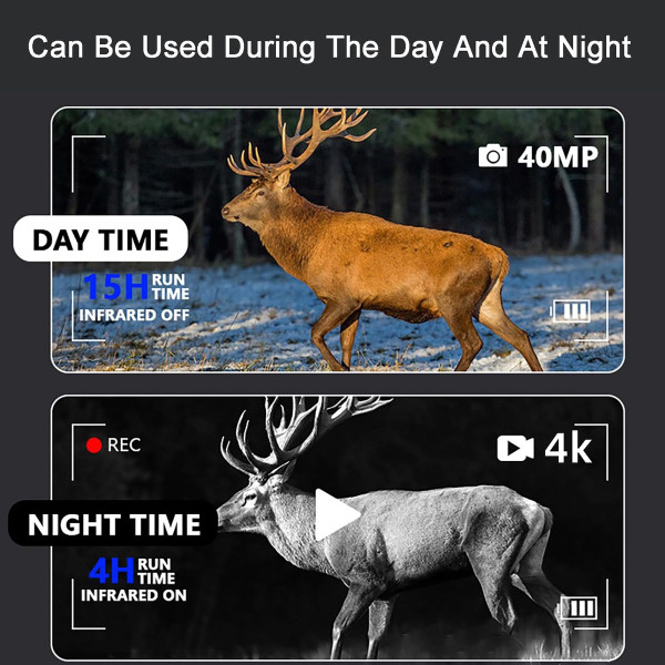 4K Night Vision Binoculars IR 8X Digital Zoom Rechargeable 3inch HD Screen 40MP Photos 4K Video Infrared Full Dark View Scope Color Black product image 4K Night Vision Binoculars IR 8X Digital Zoom Rechargeable 3inch HD Screen 40MP Photos 4K Video Infrared Full Dark View Scope Color Black product image