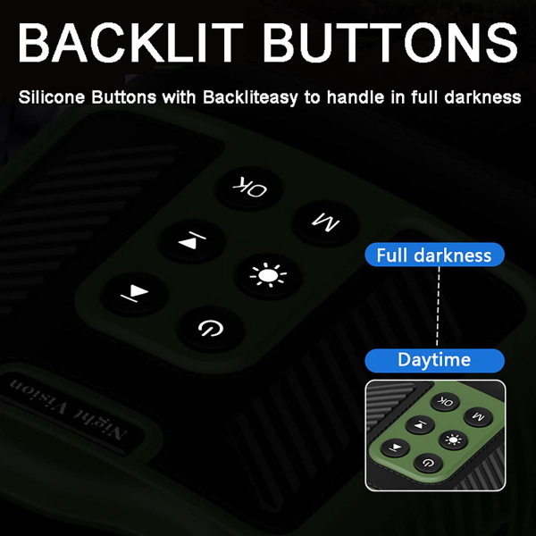 4K Night Vision Binoculars IR 8X Digital Zoom Rechargeable 3inch HD Screen 40MP Photos 4K Video Infrared Full Dark View Scope Color Black product image 4K Night Vision Binoculars IR 8X Digital Zoom Rechargeable 3inch HD Screen 40MP Photos 4K Video Infrared Full Dark View Scope Color Black product image