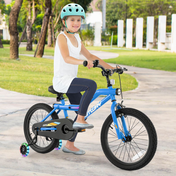 LED Lighted Kids Bike with Adjustable and Padded Seat product image