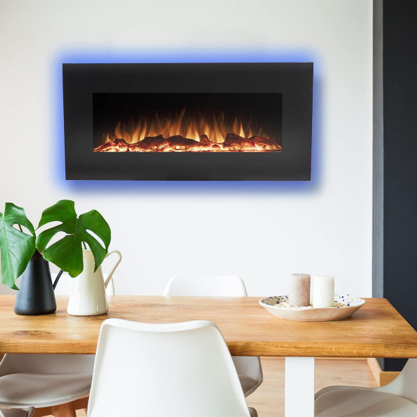 EdenBranch Electric Fireplace with Bluetooth Speaker product image