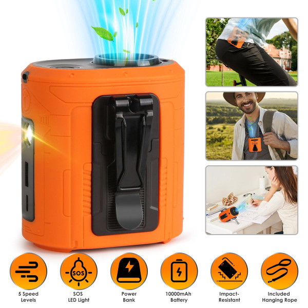 iMounTEK 5-Speed Waist Clip Fan product image