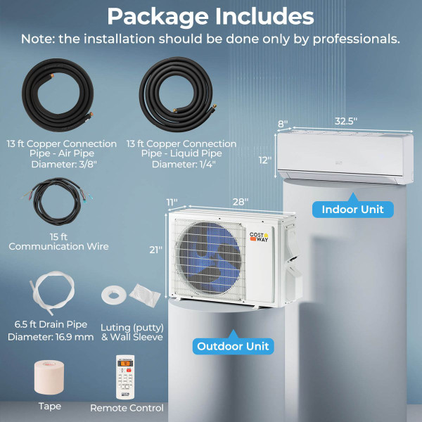 Mini Split Air Conditioner and Heater (12000 BTU) product image