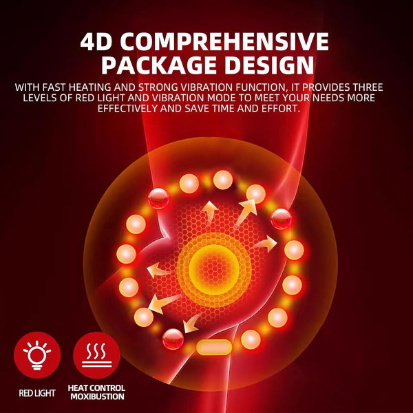 3-in-1 Knee Massager with Adjustable Temp, Vibration and 3D Massage product image