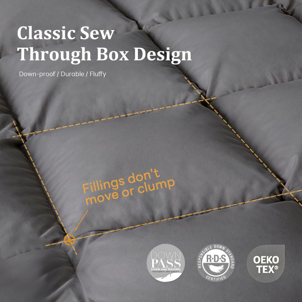 Queen Size Luxury Feather Fiber Down Comforter product image