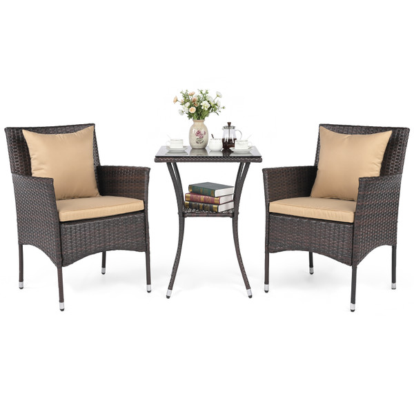 3-Piece Cushioned Patio Furniture Set product image