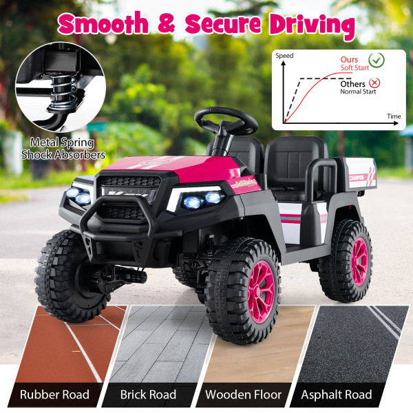 24V 7AH Kids Golf Cart with Sun Shade  product image 24V 7AH Kids Golf Cart with Sun Shade  product image