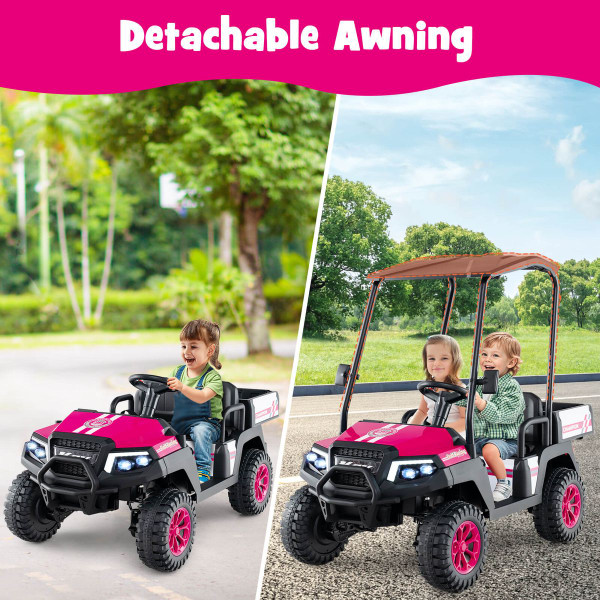 24V 7AH Kids Golf Cart with Sun Shade  product image 24V 7AH Kids Golf Cart with Sun Shade  product image