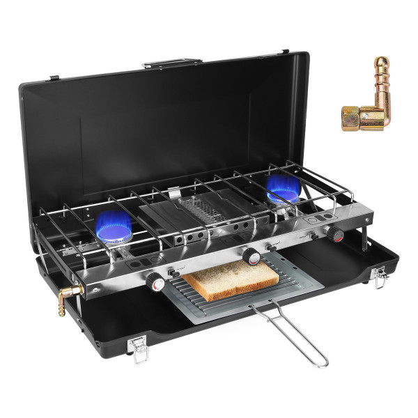 LakeForest 3-Burner Camping Stove product image