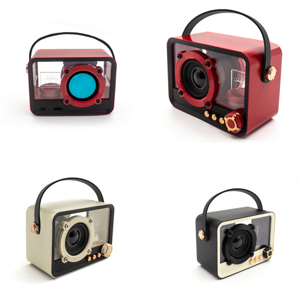 Transparent Wireless Bluetooth Speaker with RGB Lighting product image Transparent Wireless Bluetooth Speaker with RGB Lighting product image