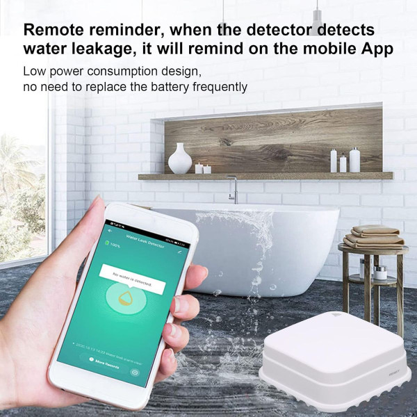 Smart Water Leak Sensor Alarm with App Alert product image