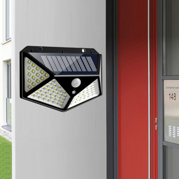 Solar Power 100-LED Outdoor Light,  Motion Activated (2- or 4-Pack) product image