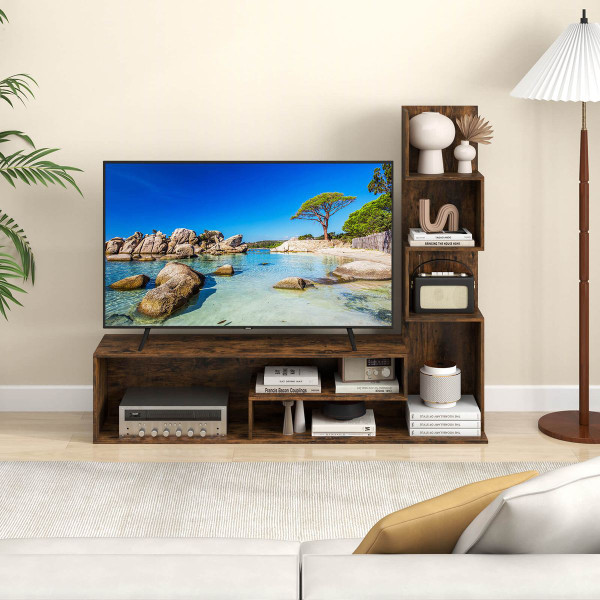 Cube TV Stand with L-Shaped Shelves product image