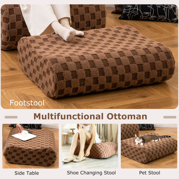 Foam Floor Chair with Ottoman product image