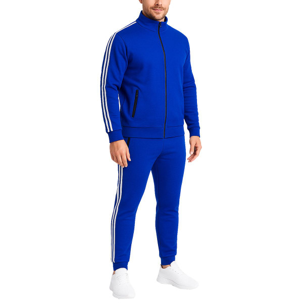 Men’s Tech Fleece Full Zip Hoodie & Jogger 2-Piece Tracksuit Set product image