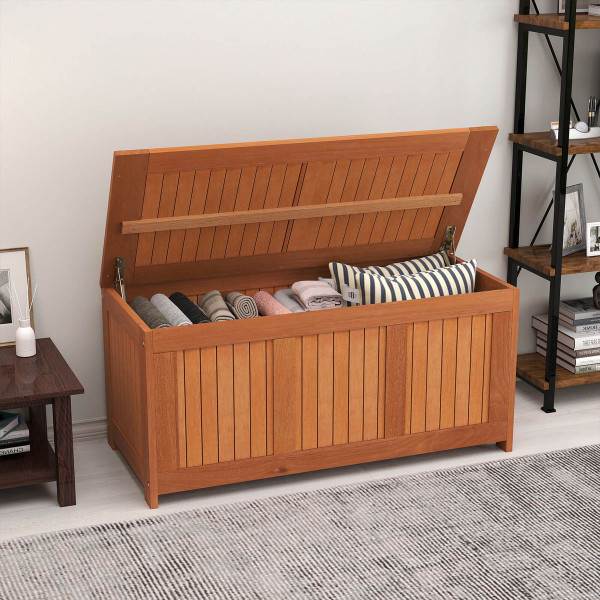58-Gallon Wood Deck Box with Flip Top Lid product image 58-Gallon Wood Deck Box with Flip Top Lid product image