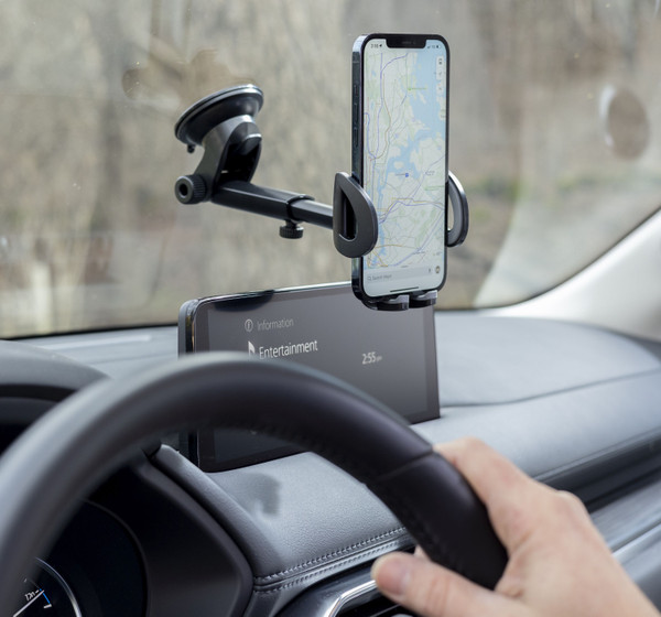 Long Arm Strong Suction Cup Dashboard and Windshield Car Mount product image