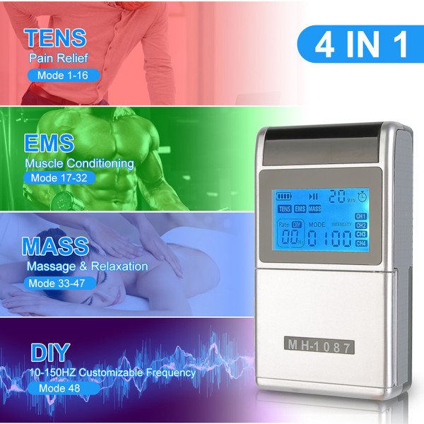 4-Channel TENS Muscle Stimulator product image