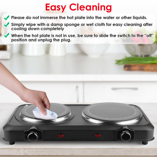 2000W Dual-burner Infrared Cooktop product image