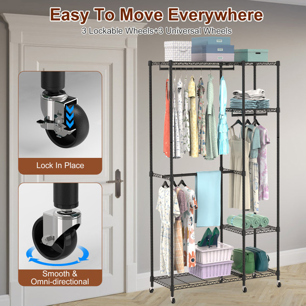 NewHome 4-Tier Heavy Duty Garment Rack product image