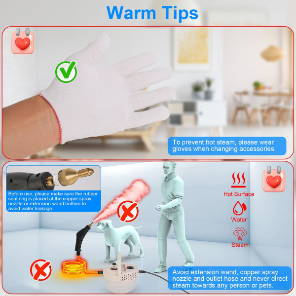 NewHome 2500W Handheld Steamer Cleaner product image