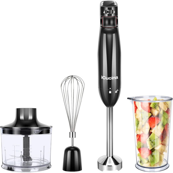 iCucina 4-in-1 Variable Speed Immersion Hand Blender product image