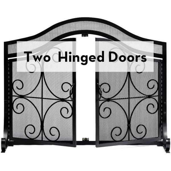 Amagabeli Fireplace Screen with Doors product image