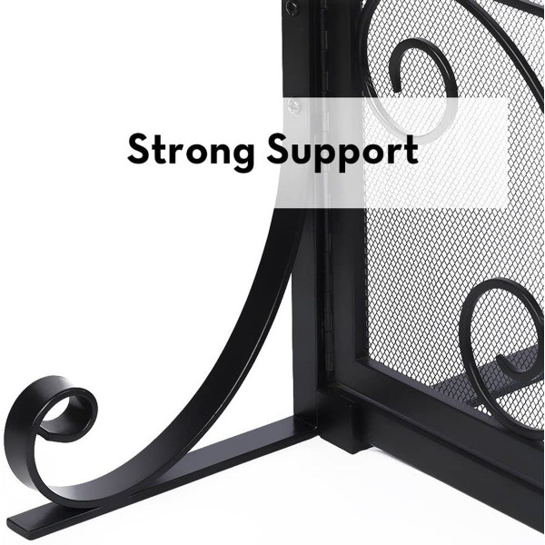 Amagabeli Fireplace Screen with Doors product image