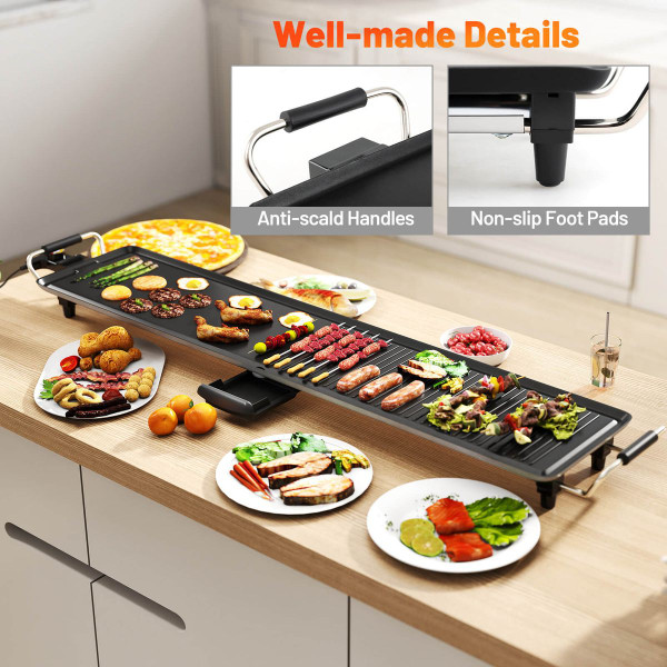 Electric Teppanyaki Grill with Adjustable Temperature product image