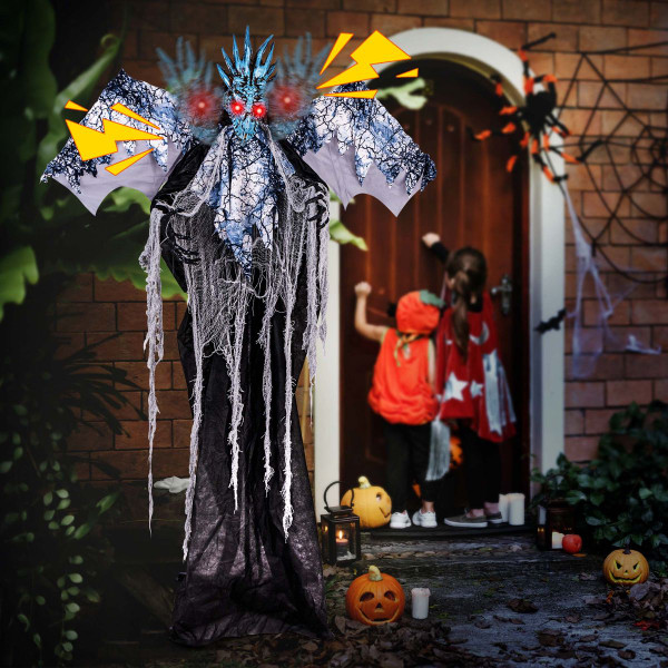 6FT Halloween Animatronic Dragon with Removable Head and Arms product image 6FT Halloween Animatronic Dragon with Removable Head and Arms product image
