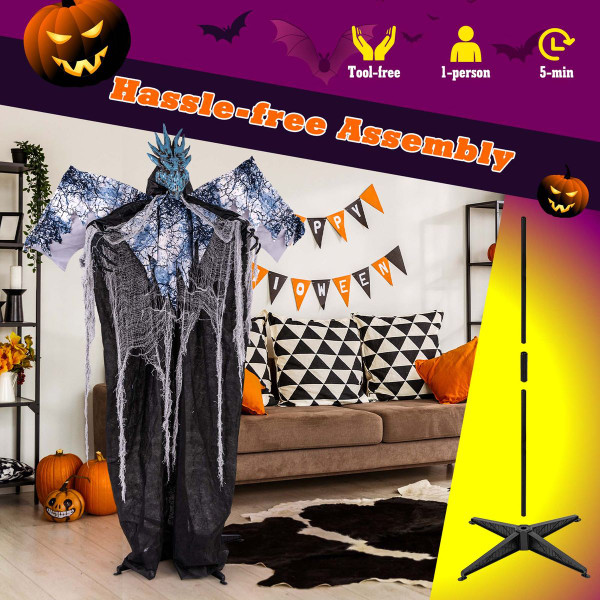 6FT Halloween Animatronic Dragon with Removable Head and Arms product image 6FT Halloween Animatronic Dragon with Removable Head and Arms product image
