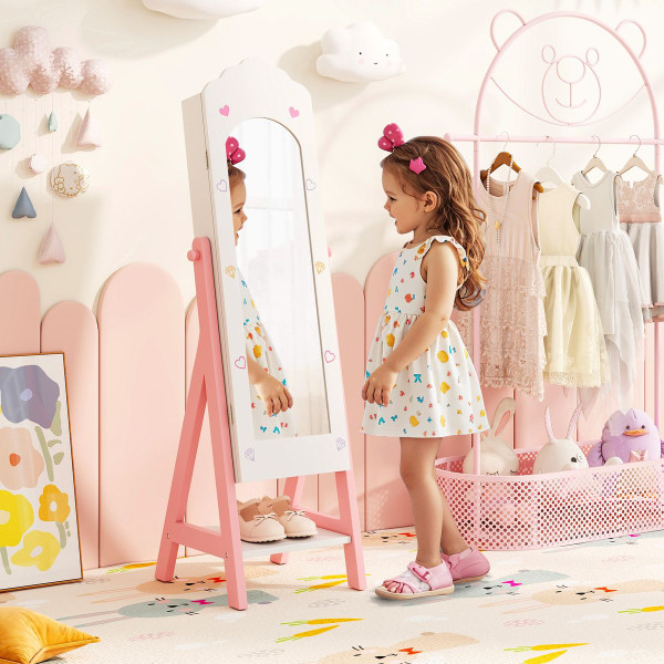 Kids' Freestanding Jewelry Cabinet with Full-Length Mirror product image Kids' Freestanding Jewelry Cabinet with Full-Length Mirror product image