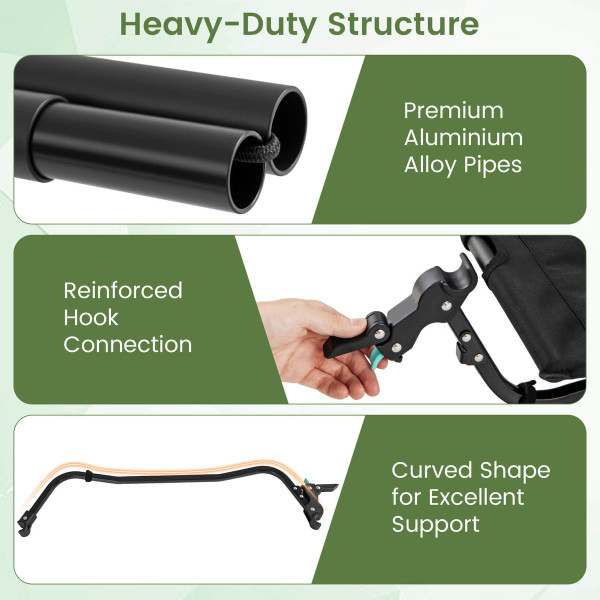 Portable Camping Cot with Sturdy Aluminum Alloy Frame  product image