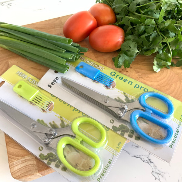 Cooking 5-Layer Scissors - Pick Your Plum