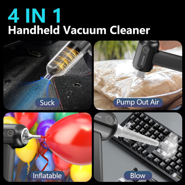 4-in-1 Electric Handheld Mini Compressed Air Duster product image