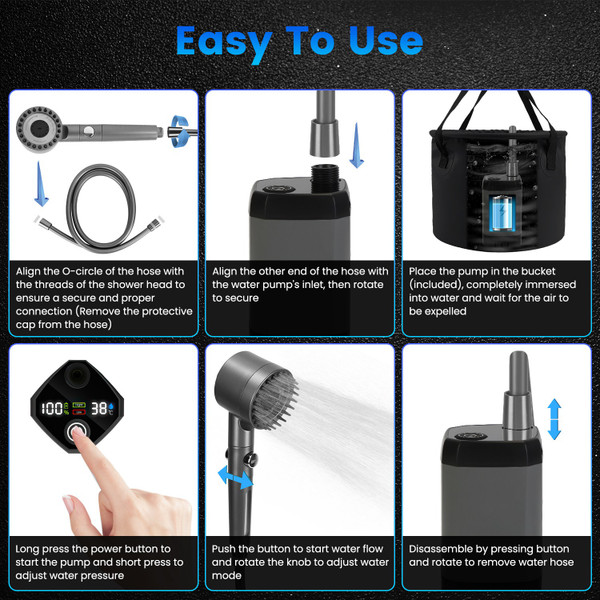 LakeForest Electric Camping Shower product image LakeForest Electric Camping Shower product image