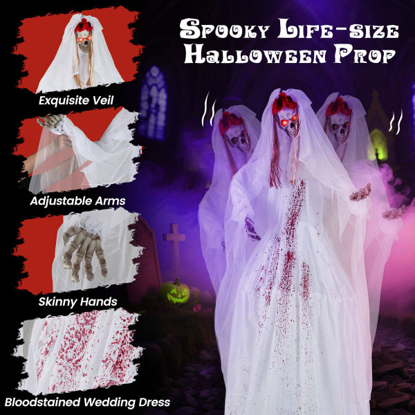 Animatronic Bride or Groom Haunted House Decoration product image Animatronic Bride or Groom Haunted House Decoration product image