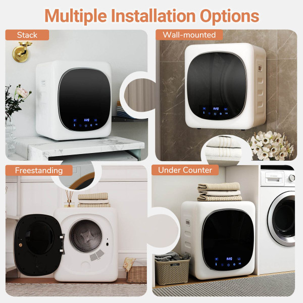 Compact Mini Clothes Dryer with Stainless Steel Tub product image