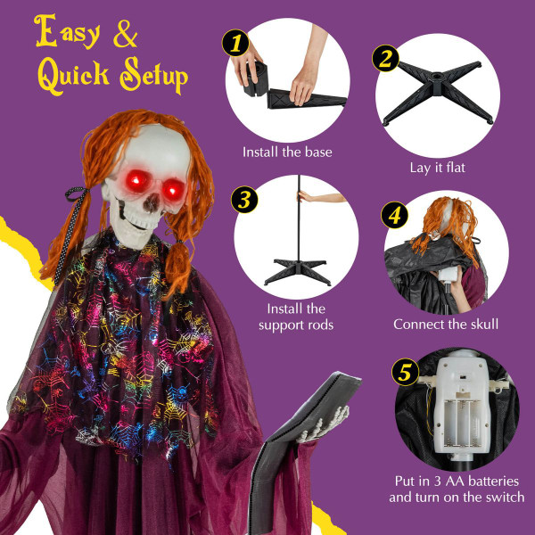 6FT Standing-Girl Halloween Animatronic product image 6FT Standing-Girl Halloween Animatronic product image
